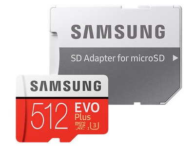   512Gb - Samsung EVO Plus V2 - Micro Secure Digital HC MB-MC512GA/RU   