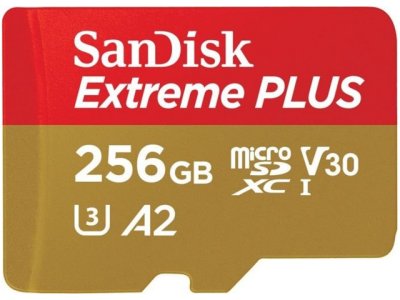   256Gb - SanDisk MicroSD Extreme Plus Class 10 SDSQXBZ-256G-GN6MA    SD