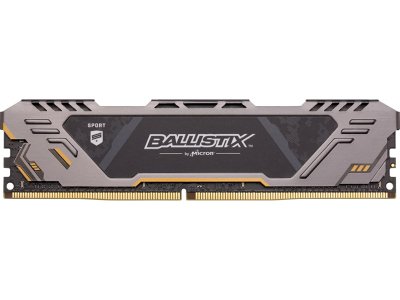   Crucial Ballistix Sport AT DDR4 UDIMM 3200MHz PC4-25600 CL16 - 8Gb BLS8G4D32AESTK