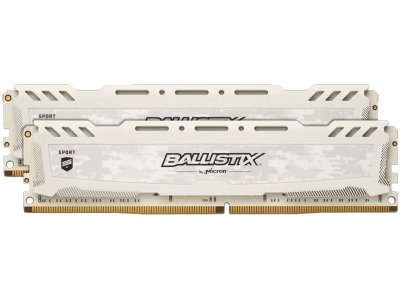   Crucial Ballistix Sport LT DDR4 DIMM 3200MHz PC4-25600 CL16 - 32Gb KIT (2x16Gb) BLS2K1