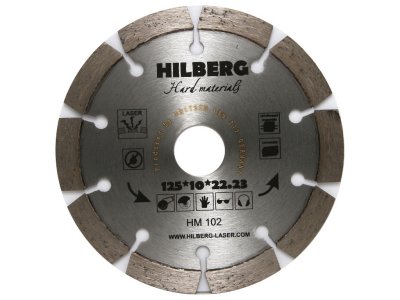  Trio Diamond Hilberg Hard Materials  HM102   125x22.23mm