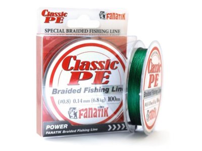   Fanatik Classic PE X4 (#0,8) 0.14mm 100m Green CPEX410008G