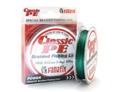   Fanatik Classic PE X4 (#0,6) 0.12mm 100m Green CPEX410006G