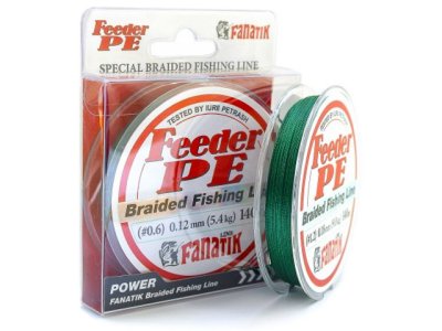  Fanatik Feeder PE X4 (#0,6) 0.12mm 140m Green FPEX414006G