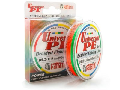  Fanatik Universal PE X4 (#1,2) 0.18mm 150m UNPEX415012C