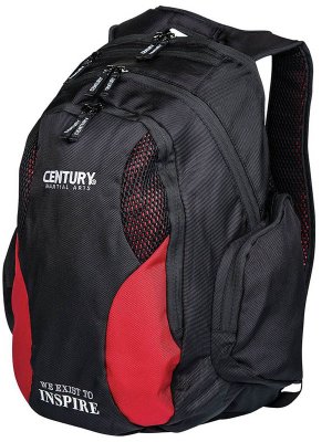  Century Backpack Black-Red 2188