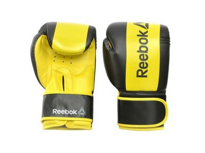   Reebok Retail 12 oz Boxing Gloves Yellow RSCB-11112YL