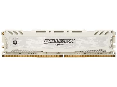   Crucial Ballistix Sport LT White DDR4 DIMM 3000MHz PC4-24000 CL15 - 16Gb BLS16G4D30AES