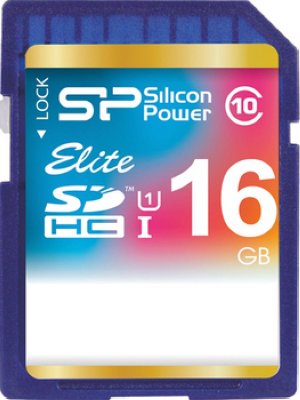   SecureDigital SecureDigital 16Gb Silicon Power ELITE HC UHS-1 Class10 (SP016GBSDHAU1V10