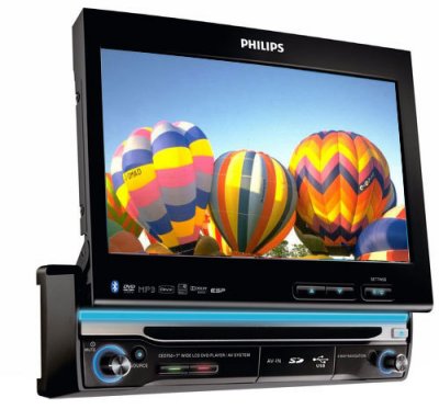  DVD Philips CED750/51 1din   7" Bluetooth