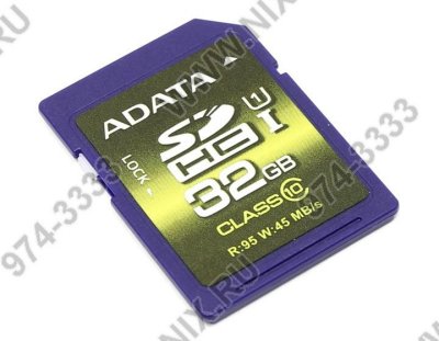   ADATA (SDHC-32Gb UHS-I) SecureDigital High Capacity Memory Card