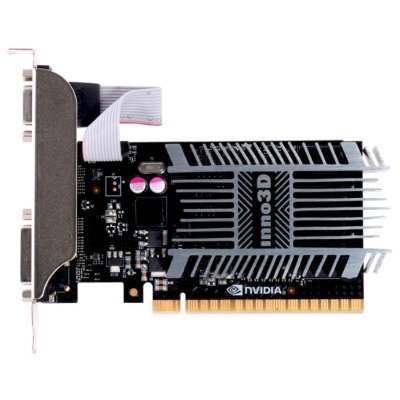  1Gb (PCI-Ex1) Inno3D GT610 c CUDA (GFGT610, GDDR3, 64 bit, HDCP, VGA, DVI, HDMI, Retail)