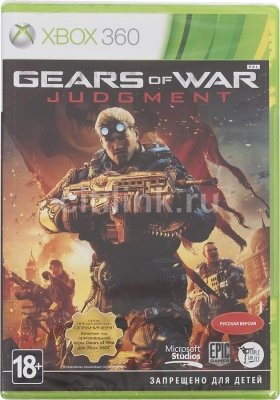   Microsoft XBox 360 Gears of War Judgment Russian Russia PAL DVD K7L-00018