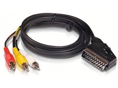  SCART(M) - SCART(M), 3.0m Philips (SWV2541W / 10)