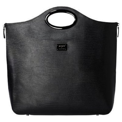   A12" ASUS Leather Cosmo Carry Bag Black