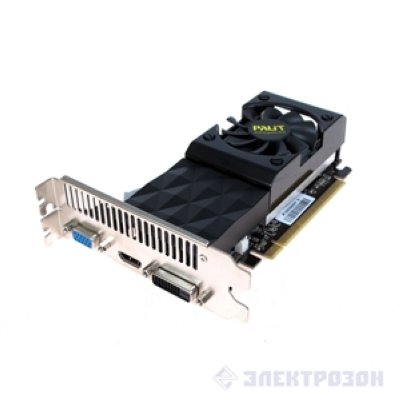 Palit GeForce GT 640  PCI-E 2Gb 128bit GDDR3 28nm 900/1782MHz DVI(HDCP)/HDMI/VGA RTL (NEAT