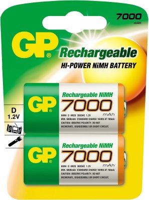  D - GP R20 7000 mAh Ni-MH (2 )