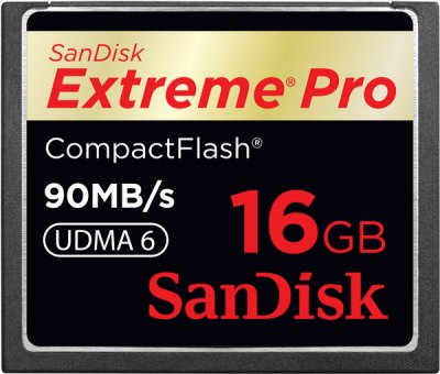   16Gb - Sandisk 600x Extreme Pro CF 90MB/s - Compact Flash SDCFXP-016G-X46