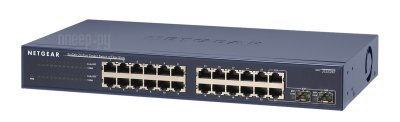  NETGEAR JGS524-200EUS 24- 10/100/1000 /    19" 