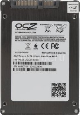   SSD 64GB OCZ Vertex 4 Series [2.5" VTX4-25SAT3-64G read 460MB/s write 220MB/s 3.5" brac