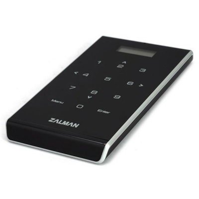 Zalman (ZM-VE400BK Black) (EXT BOX    2.5"SATA HDD,USB3.0,Al,AES256bit, CD/D