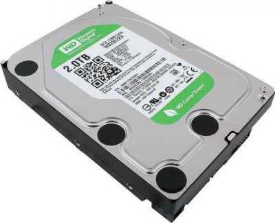    3,5" 2000Gb Western Digital (WD20EZRX) 64Mb IntelliPower SATA3 Caviar Green