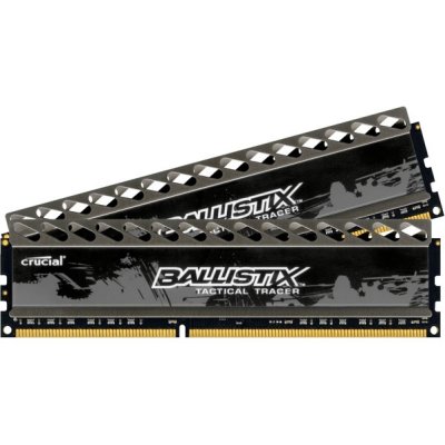  DDR3 16Gb (pc-12800) 1600MHz Crucial, 2x8Gb, Ballistix Tactical Tracer CL8, w/LED Orange/Blue