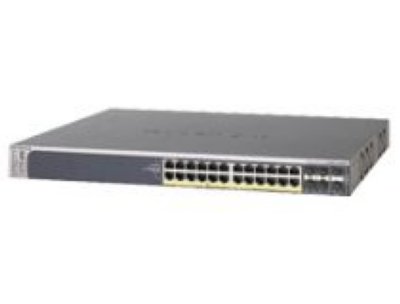 NETGEAR GSM7228PS-100EUS  PoE 20GE+4SFP(Combo)+2xSFP+(10G) ports (including 16GE PoE and 8