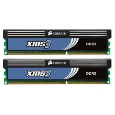   DDR-III 4Gb 1333MHz PC-10600 Corsair 8-8-8-24 XMS3 (CMX4GX3M2A1333C8) 2*2 KIT