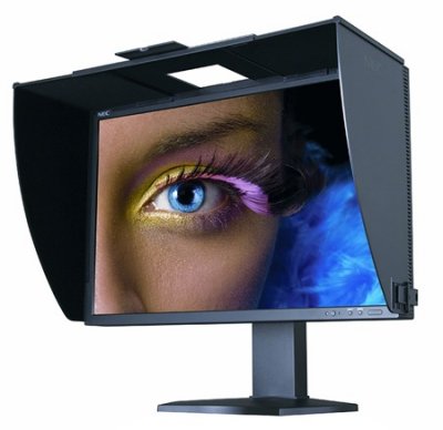  24.1" Nec 241 SpectraView Reference (1920x1200, IPS, 8ms, D-SUB + 2*DVI-D + DP, USB, Black)