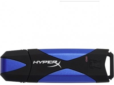 - USB3.0 256  Kingston DataTraveler HyperX 3.0 Black/ Blue ( DTHX30/ 256GB )