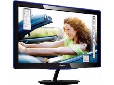  21.5" PHILIPS 224E5QSW/00(01) WHITE (IPS, LED, LCD, Wide, 1920x1080, 14 ms, 178/178, 250 c