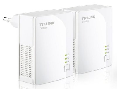  TP-Link TL-PA201 Powerline  200Mbps Powerline Ethernet Adapter, Plug(EU/UK/AU), Home