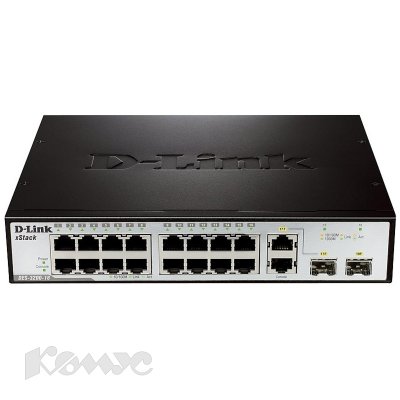   D-Link DES-3200-18 16 ports Switcn Ethernet 10/100 Mbps/2x1000BASE-T/SFP