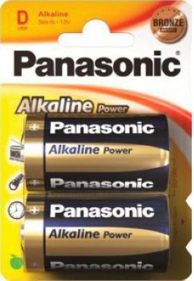  Panasonic LR20REB/2BP AlkalinePowerBronze (D/2 .  )