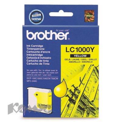 LC-1000Y   Brother (DCP130C/330C, MFC-240C/5460CN) . .