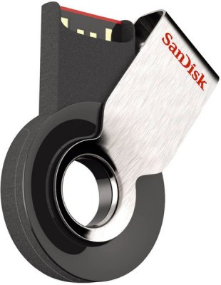   32GB USB Drive (USB 3.0) SanDisk Swivel Silver (SDCZ58-032G-B35)