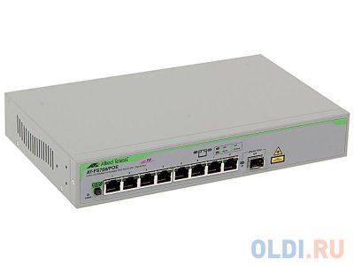  Allied Telesis AT-FS708/POE  8  10/100Mbps 1xSFPuplink PoE