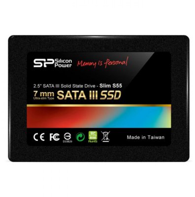   SSD 2.5" 120 Gb Silicon Power SATA III V55 + Desktop kit (R556/W475MB/s) (S