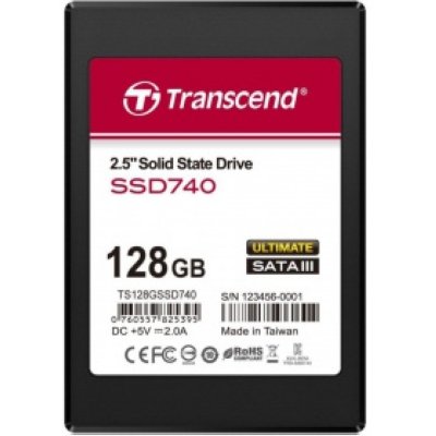 Transcend TS128GMSA740   SSD 128GB MSA740 mSATA MLC III 6GB/s