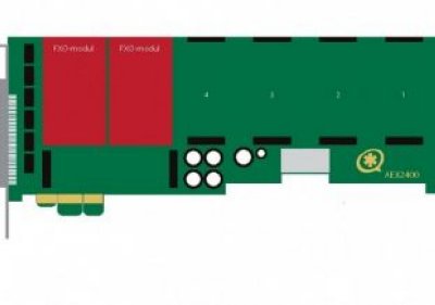 Digium 1AEX2402BF Digium 1AEX2402BF , PCI-Express, 8  FXO,   