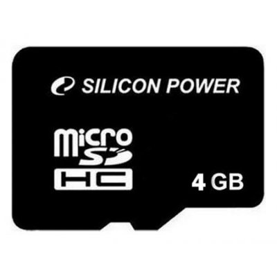   4Gb - Silicon Power - Micro Secure Digital HC Class 10 SP004GBSTH010V10 (!)