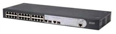  HP (JD990A) V1905-24, 24x10/100BaseTx, 2x10/100/1000BaseT or SFP, 19"