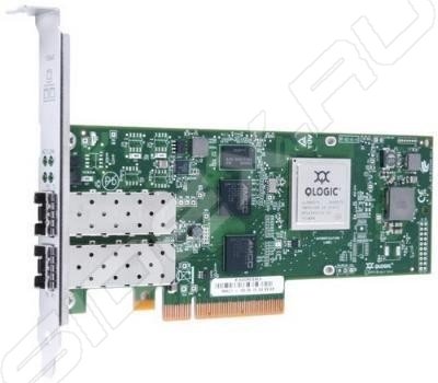 Qlogic QLE3242-RJ-CK  10GBase-T Dual Port Intelligent Ethernet Adapter, x8 PCIe, RJ-45 con