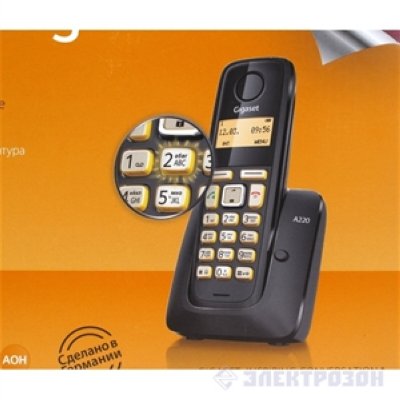 / Gigaset A220 (Black) (   ., ) -DECT, , 