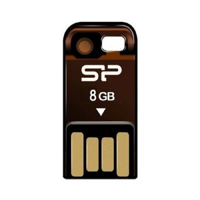   8GB USB Drive (USB 2.0) Silicon Power T02 Orange