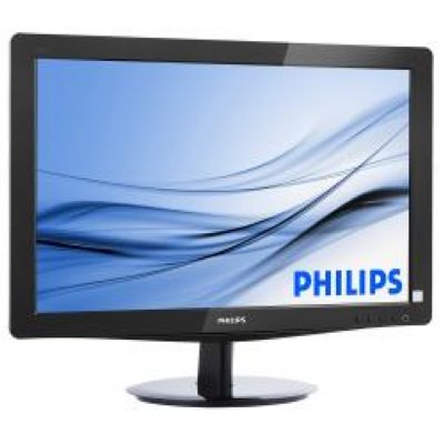  Philips 19" 190V4LSB2 (10/62) Glossy-Black TN LED 5ms 16:10 10M:1 200cd