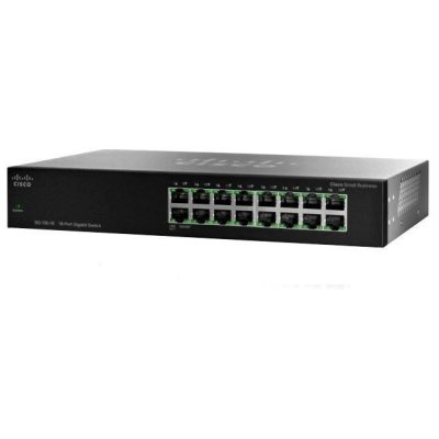 Cisco SB SF100-16-EU   SF100-16 16-Port 10/100 Switch, 19"