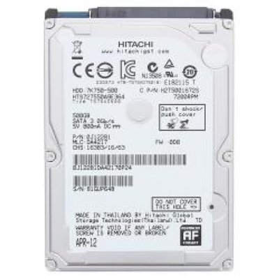   HDD 2.5" 500Gb SATA-II Hitachi Travelstar Z5K500 [0J23355, 5400rpm, 16Mb]