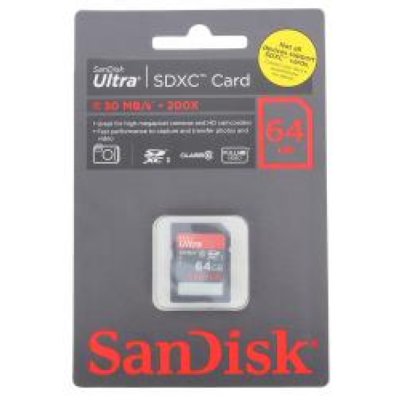   SanDisk Ultra (SDSDUNC-064G-GN6IN) SDXC Memory Card 64Gb UHS-I U1 Class10